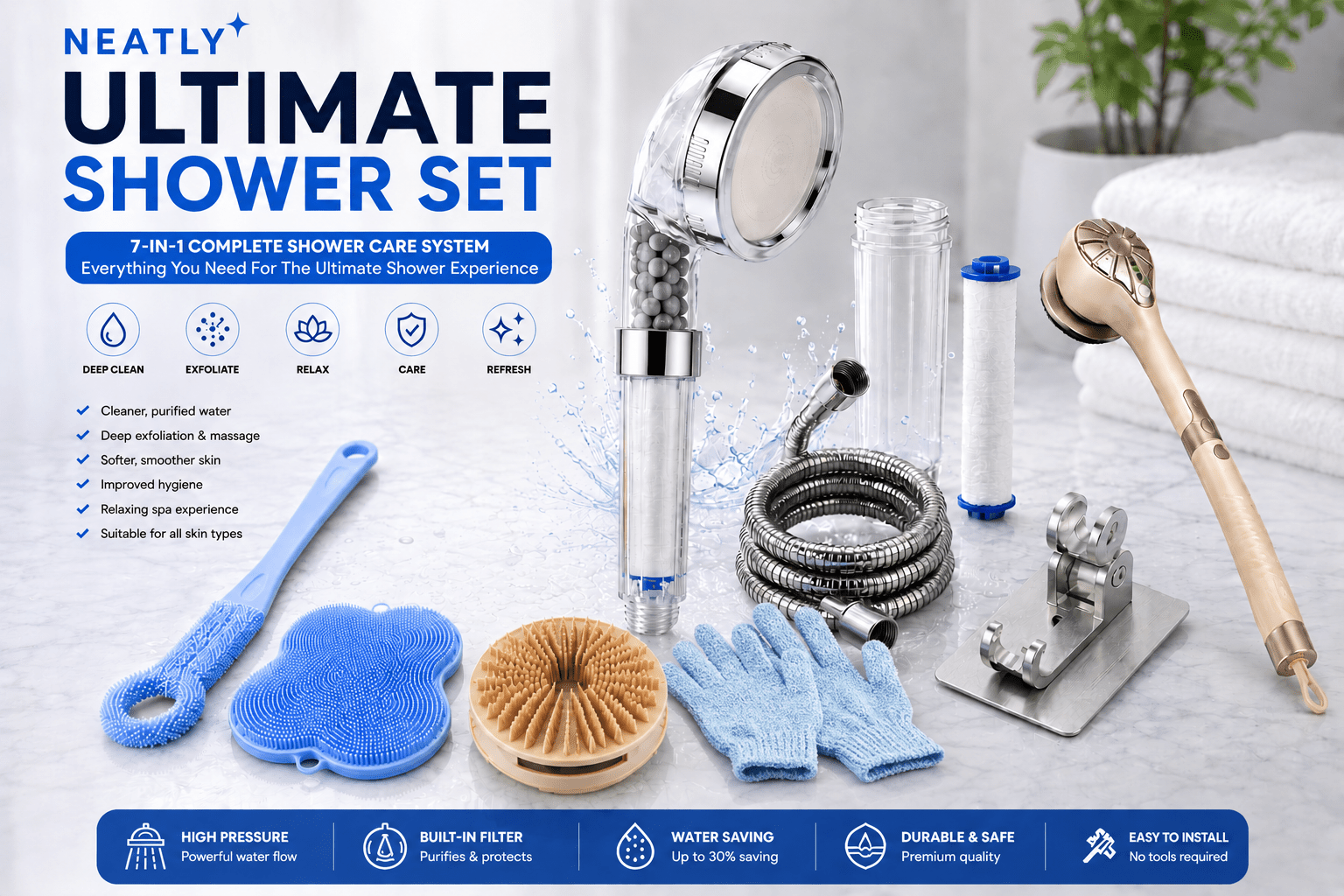 NEATLY Ultimate Shower Set - Neatly